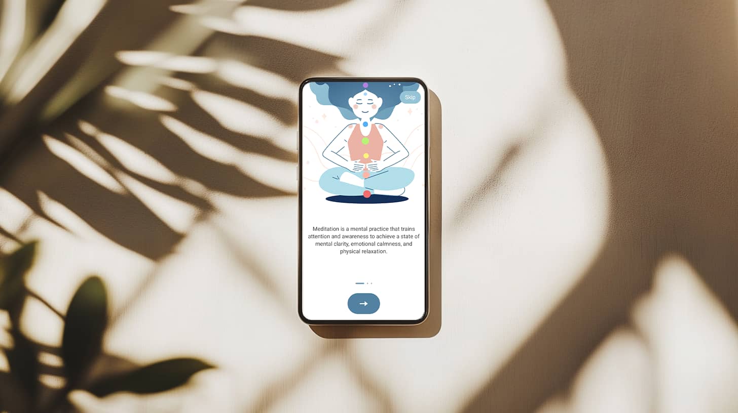 Om Zone meditation app visual